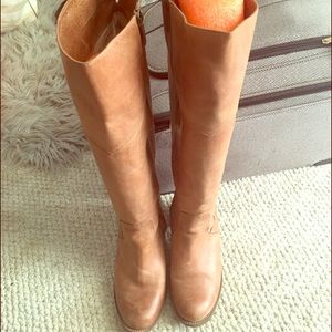 Duo 100% leather wide calf boots